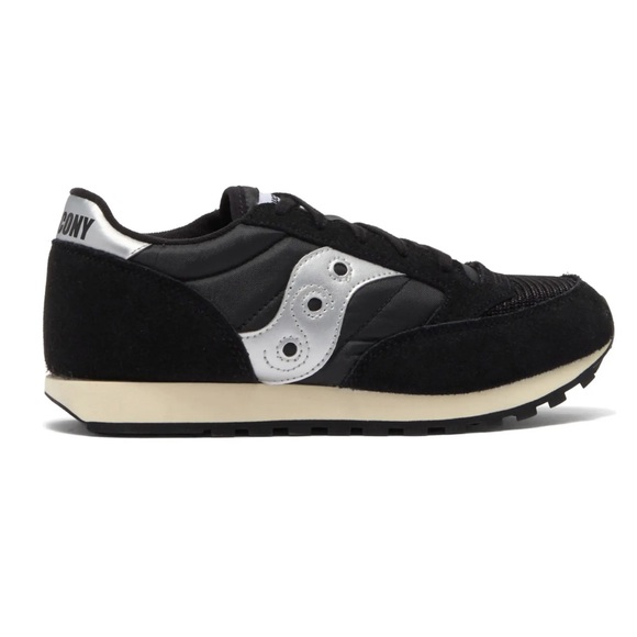 Saucony Kids Sneakers Black and Silver - Picture 3 of 8